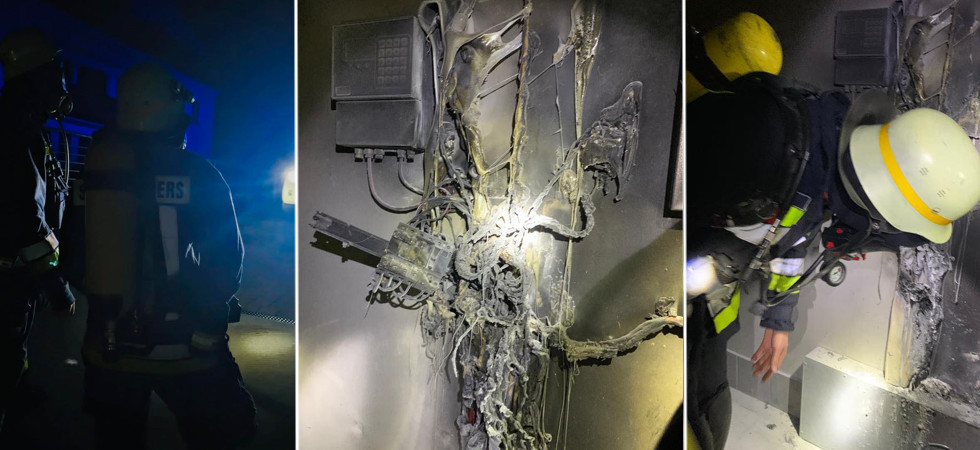 Il quadro elettrico prende fuoco, paura in un condominio: l'intervento dei pompieri